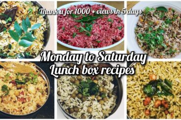 lunch box recipes for school kids and  for office | healthy lunch box recipes idea's