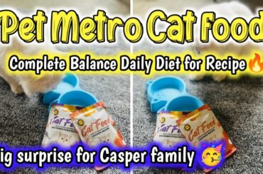 Pet Metro Cat Food Complete Balance Daily Diet Recipe for Persian cat or kittens |Homemade cat food