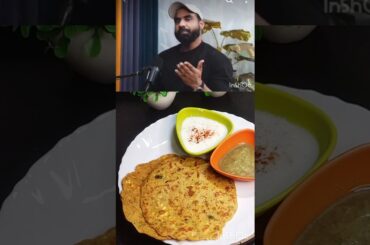 Gym coach Nitesh Soni  healthy recipe | Besan paneer chila | High protein breakfast # shorts