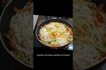 Vegetarian chowmin recipe || Street style veg chowmin recipe || Veg chowmin recipe #healthy #viral.