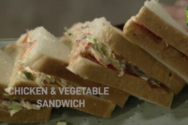Chicken & Vegetable Sandwich Recipe By Chef Mehboob | Quick Easy Healthy Sandwich Recipe | MasalaTV
