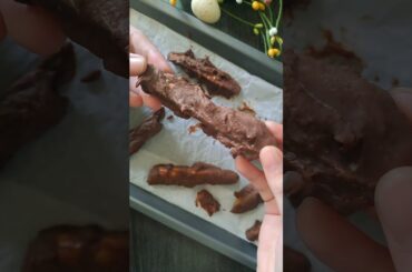 Chocolate Banana Sticks Recipe | Healthy Treats | Snack Ideas #food #healthyfood #chocolate