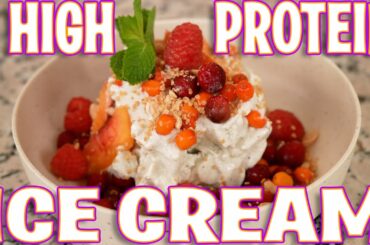 The World's Healthiest Ice Cream Recipe- High Protein and AMAZING