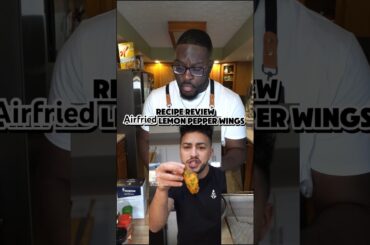 @thegoldenbalance Recipe for Airfried Lemon Pepper Wings!! #shorts #foodreview #healthy