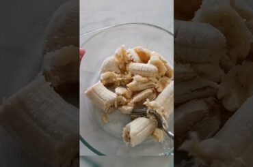 5 Minutes Breakfast | 3 ingredients | Super Easy And Tasty Banana Pancakes #shorts