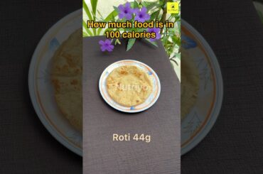 How much food is in 100 calories #shorts #viralshort #food #diettips #weightloss #caloriecounting