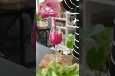 Colourful Healthy smoothie! #asmrcooking #recipe #smoothie #dragonfruit #dryfruits #healthyrecipes