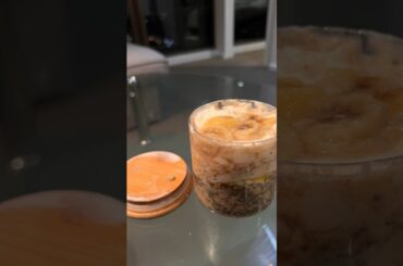 Easy overnight oats #shorts #breakfastrecipes #protein recipes#tasty #healthy #food #recipe