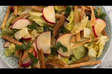 Best healthy salad /radish salad /easy tortilla chips recipe / #healthysalad #tortillachips