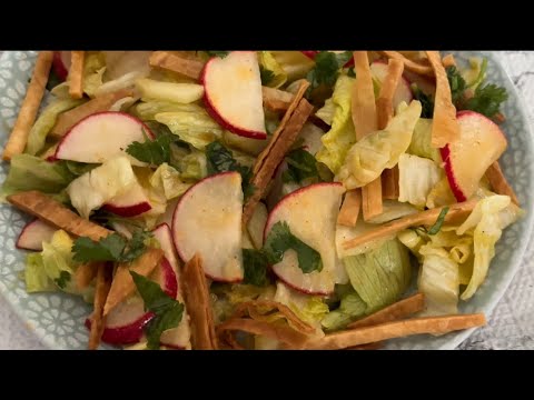 Best healthy salad /radish salad /easy tortilla chips recipe / #healthysalad #tortillachips Best healthy salad /radish salad /easy tortilla chips recipe / #healthysalad #tortillachips