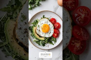 Easy & Healthy Breakfast Recipe - Avocado Egg Tomatoes #breakfast #healthy #easyrecipes