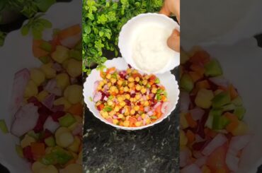 "Don't Miss Out on This Deliciously Addictive Chickpea Salad Recipe#subscribe#trending #food #health