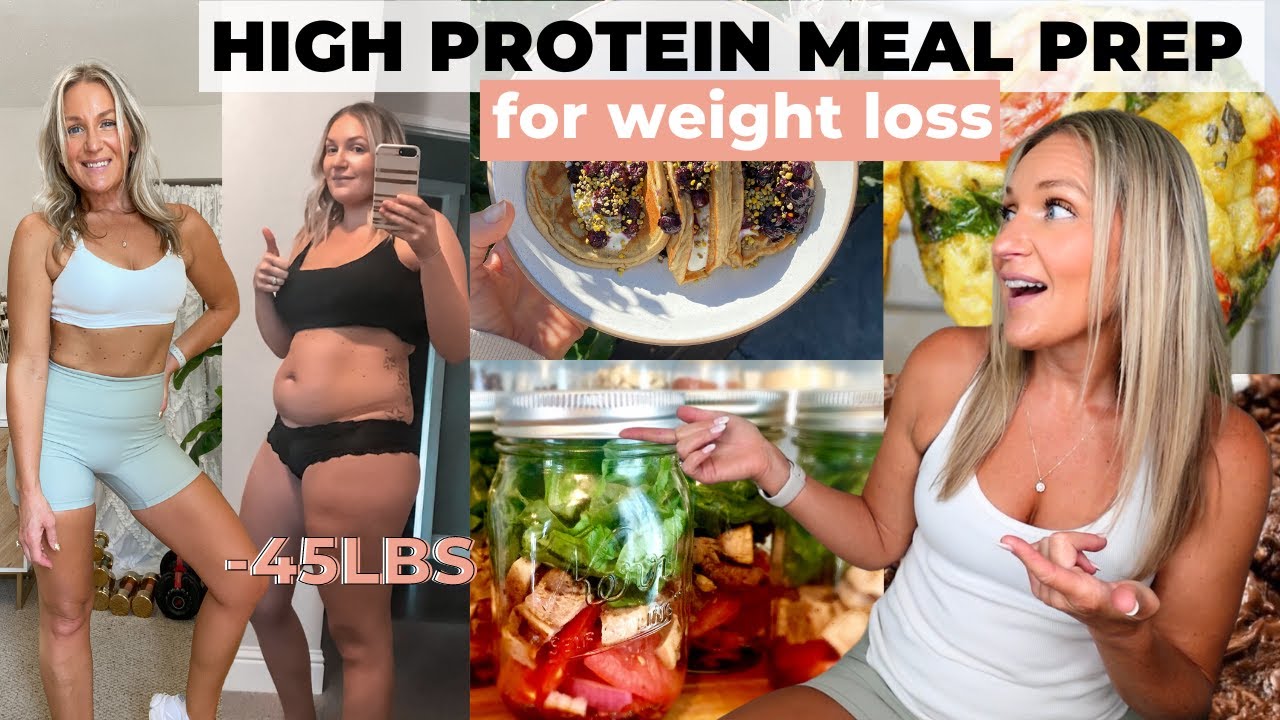 Quick & Healthy High Protein Meal Prep Ideas For Sustainable Weight Loss | Back to school / work Quick & Healthy High Protein Meal Prep Ideas For Sustainable Weight Loss | Back to school / work