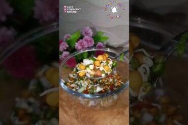 High Protein Sprouts Salad #shorts #youtubeshorts #viralvideo #reels #recipe #viral #food #art #fyp