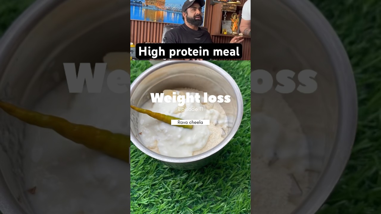 High Protein Meal rava cheela by Viral Fitness Coach Nitesh Soniy #shorts #viral #trending High Protein Meal rava cheela by Viral Fitness Coach Nitesh Soniy #shorts #viral #trending