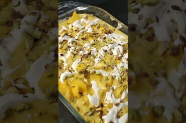 Bread and Mango Dessert Recipe #pakistanifood #food #healthy #arabiandesert #indianfood