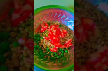 High protein salad #breakfast #healthy #gym #fitness #shortsfeed #proteinsalad