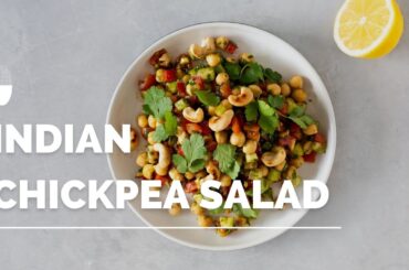 Indian Chickpea Salad Recipe | Healthy Plant-based Recipes | Erbology