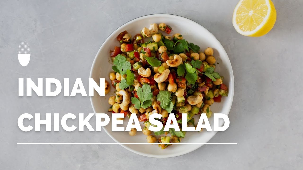 Indian Chickpea Salad Recipe | Healthy Plant-based Recipes | Erbology Indian Chickpea Salad Recipe | Healthy Plant-based Recipes | Erbology
