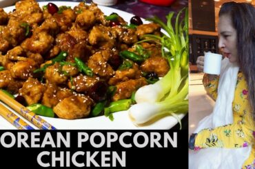 High Protein Korean Popcorn Chicken (450 cals) In 15 Mins