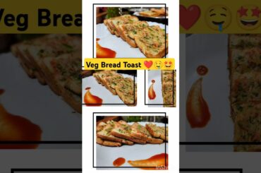 Easy Bread Breakfast Recipe| Veg Bread Toast Recipe| #shorts #youtubeshorts #cooking #love#trending