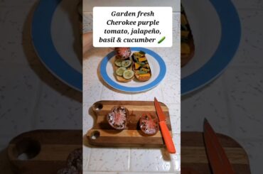 Garden Veggie Sandwich                   #gardener #food #foodie #healthy #healthyfood