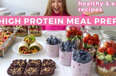 Weekly Healthy & High protein Meal Prep | Quick & Easy Recipes