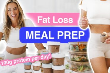 FULL WEEK Meal Prep in 1 HOUR | high protein meals