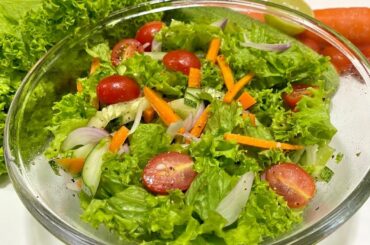 Lettuce Salad Recipe | Quick & Easy Healthy Salad Recipe