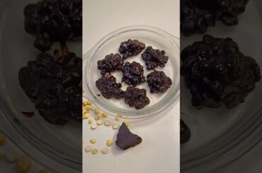 2 ingredients 5min healthy snacks for kids#snacks#shorts#roastedchanadal#darkchocolate