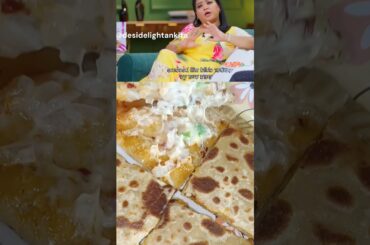 Kids special - Aise ghar pe banaye pizza Paratha #food #mcpuff #shorts