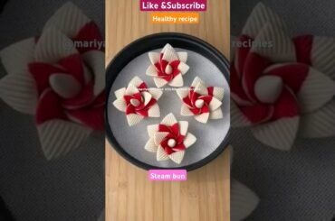Healthy steam bun /dough pastry #homemade #asmr #healthy #food #recipe #cake #viralvideo