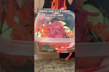 Salmon cucumber salad recipe