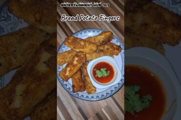 TREANDING RECIPE OF BREAD POTATO FINGERS #shorts #recipe #snacks #bread #potato