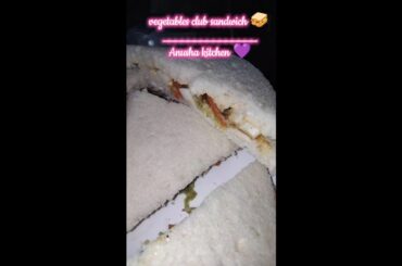 vegetables club sandwich | easy recipie | simple healthy sandwich | easy recipie by Anusha
