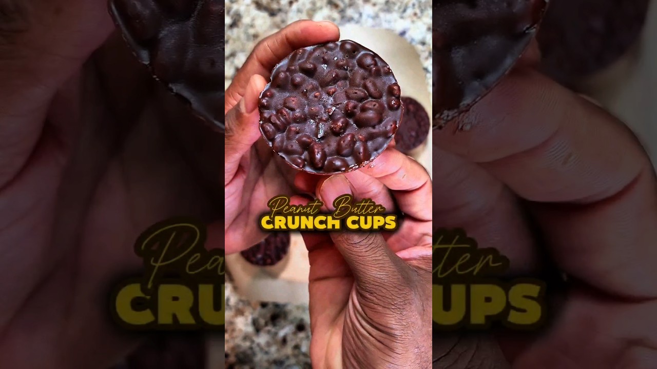 Peanut Butter Crunch Cups #youtubeshorts #plantbased #easyrecipes #chocolate #healthysnacks #recipe Peanut Butter Crunch Cups #youtubeshorts #plantbased #easyrecipes #chocolate #healthysnacks #recipe