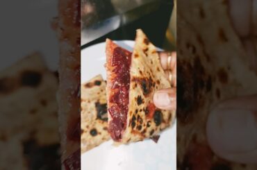 Easy,tasty & healthy recipe roti pizza in breakfast to my Son's #yummy #breakfast