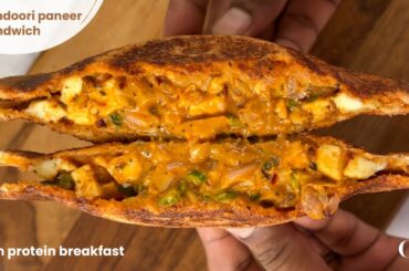 Tandoori paneer sandwich | Quick & easy sandwich recipe | Healthy tandoori mayonnaise