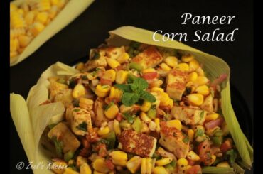 Paneer Corn Salad | Healthy Corn Cottage Cheese Salad | Easy Paneer Corn Salad | Zeel's Kitchen