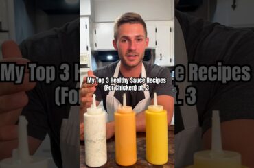 My Top 3 healthy sauce recipes pt.3 #shorts