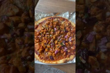 BBQ chicken pizza is too good #healthy #food #healthyfood #recipe #lunch