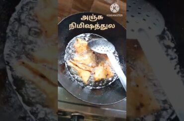 5 minutes Evening snacks ready/snacks recipe/healthy snacks/onion samosa/cooking vdo/tips and trick