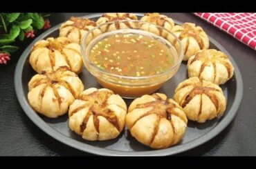 New Style Potato Snacks! Its So Delicious! Potato Flower Samosa! Samosa Recipe! Potato Recipes