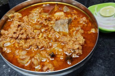 Mutton kheema curry | mutton recipes | healthy weightloss keema recipe | nonveg special