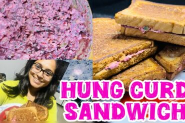 Delicious Hung Curd Sandwich | Quick and Healthy Recipe for Weight Loss