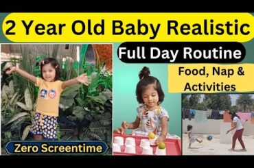 2-Year-Old Realistic Full-Day Routine I Healthy Recipes & Brain Development Activities