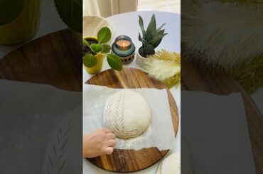 Wheat stalk scoring #scoringbread #sourdoughart #sourdoughbread #asmrfood #breadrecipes #music