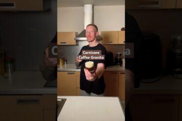 Carnivore Coffee Granita #carnivore #carnivorediet #recipe #dessert #coffee #food #healthy #recipes