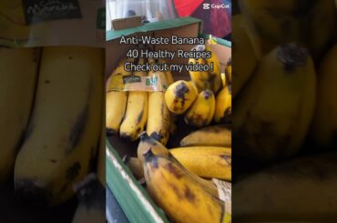don't throw your banana & make this 40 Healthy Recipes Check it! #youtubeshorts #banana #healthy