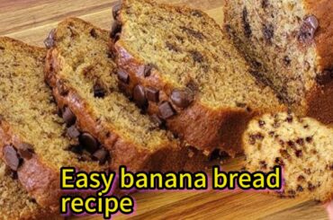 Healthy Banana Bread Recipe | high-protein recipe easy & moist |